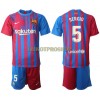 Original Trikotsatz FC Barcelona Sergio Busquets 5 Heimtrikot 2021-22 Für Kinder